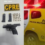 HOMEM É PRESO COM ARMA DE USO RESTRITO EM SÃO JOSÉ DO MIPIBU
